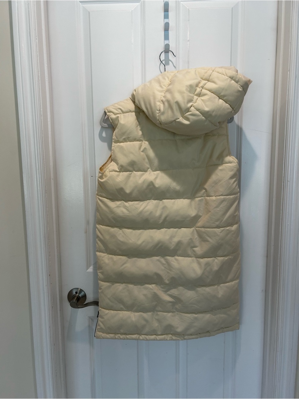 Swiss Tech Cream Hooded Puffer Vest size 4/6 - Picture 4 of 9